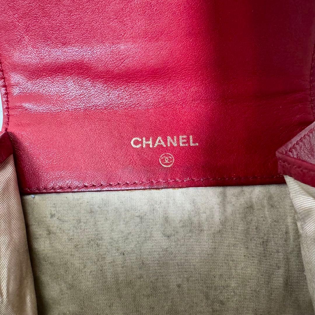 シャネル　ケース　ココマーク　キャビアスキン　ギャランティー　ヴィンテージ