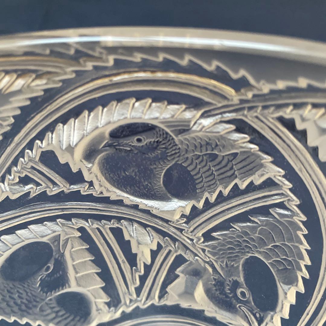 ルネ・ラリック　R.LALIQUE　PINSONS ボウル雀文鉢直径23.5cm
