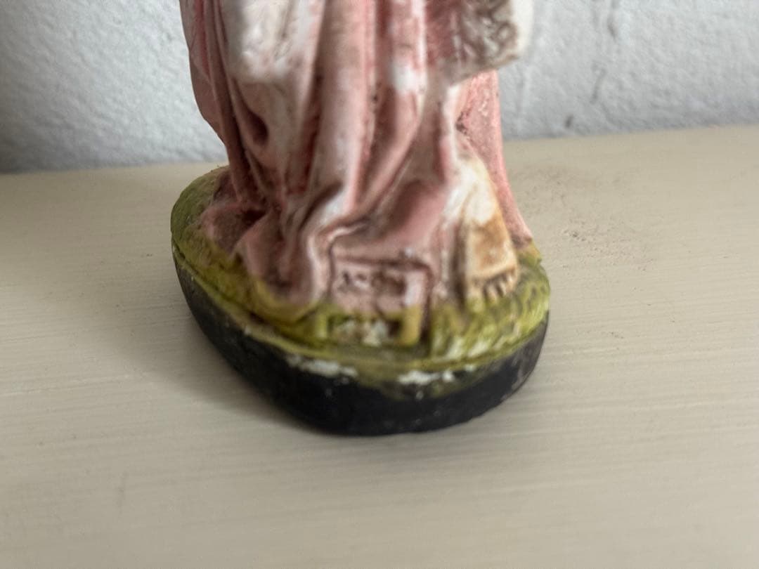 値下げ⭐︎アンティーク　祈りの天使の像　石膏