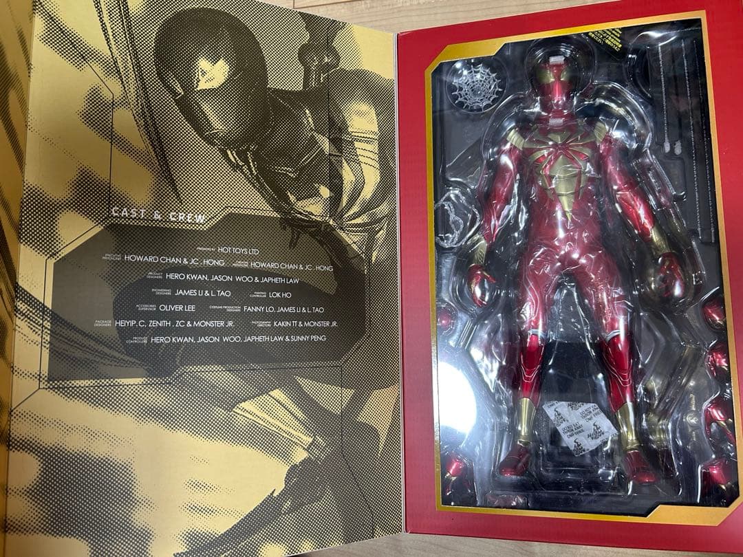 ホットトイズ　スパイダーマン（アイアン・スパイダー・アーマー・スーツ版）