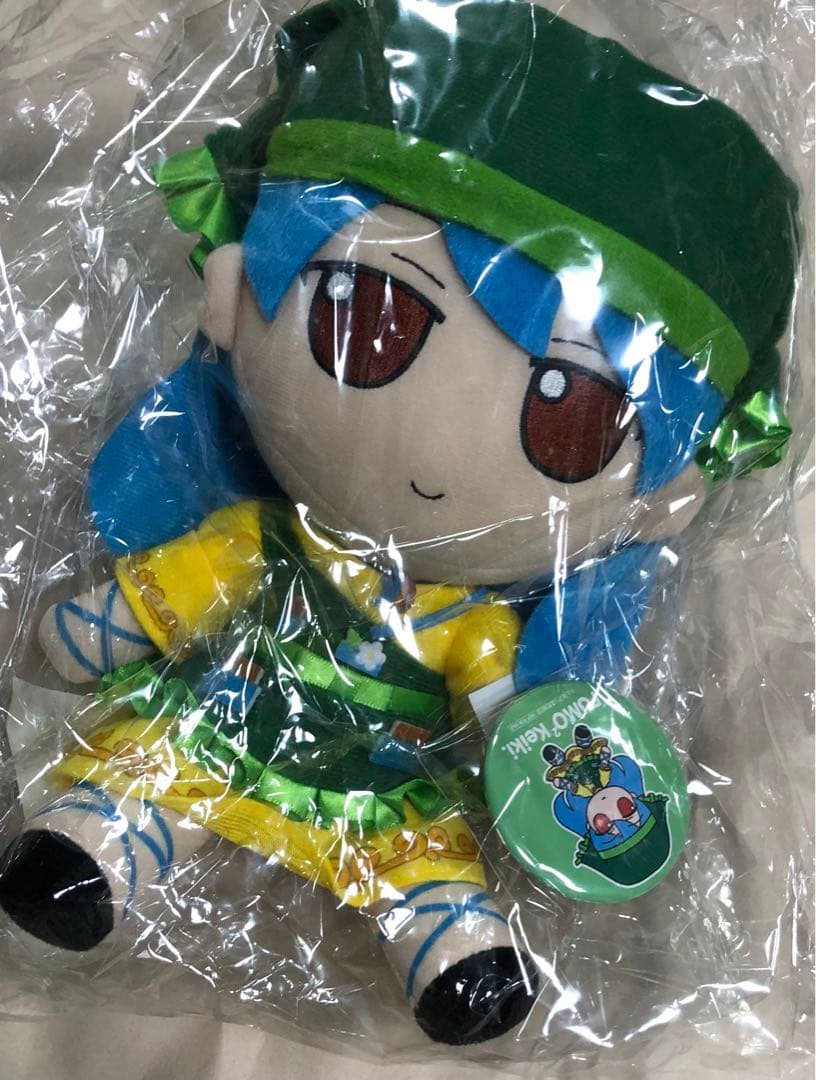 【新品未開封】東方　ぬいぐるみ　ふもふもけいき。　缶バッジ付き