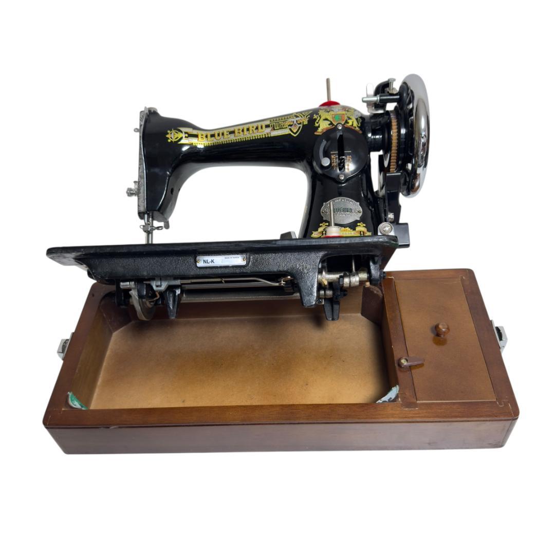 アックスヤマザキ　BLUE BIRD　アンティークミシン　3M-903E