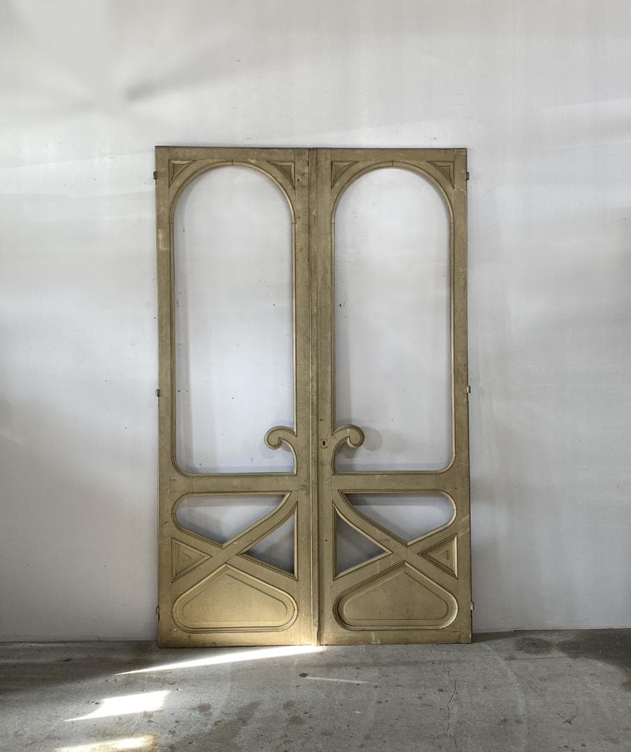 フランス アンティーク Double Door ドア テーブル チェア