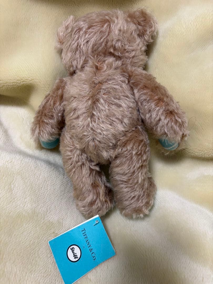 Tiffany×Steiff コラボベア ぬいぐるみ　銀ハート変色あり