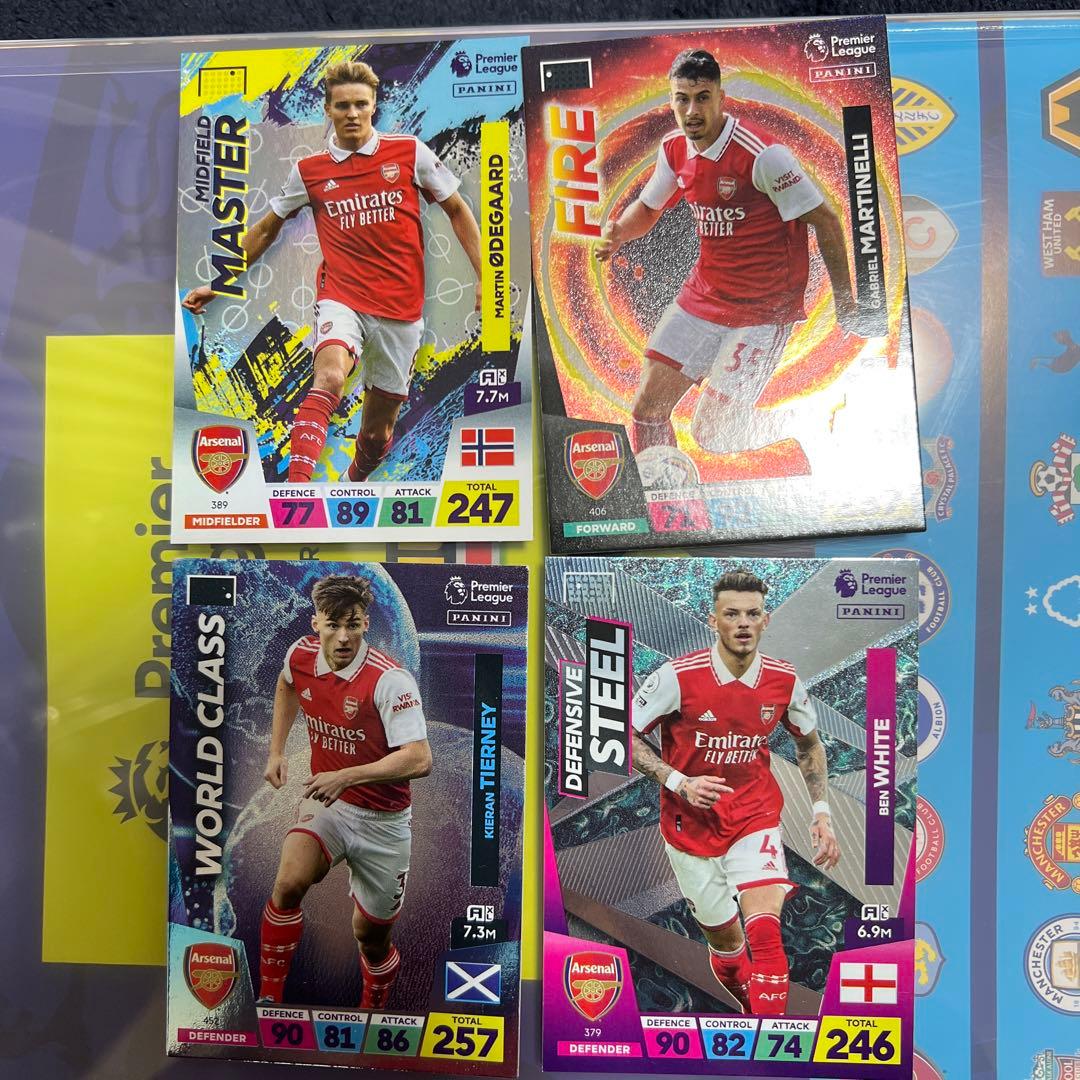 アーセナル　arsenal パニーニ　プレミアリーグ22-23