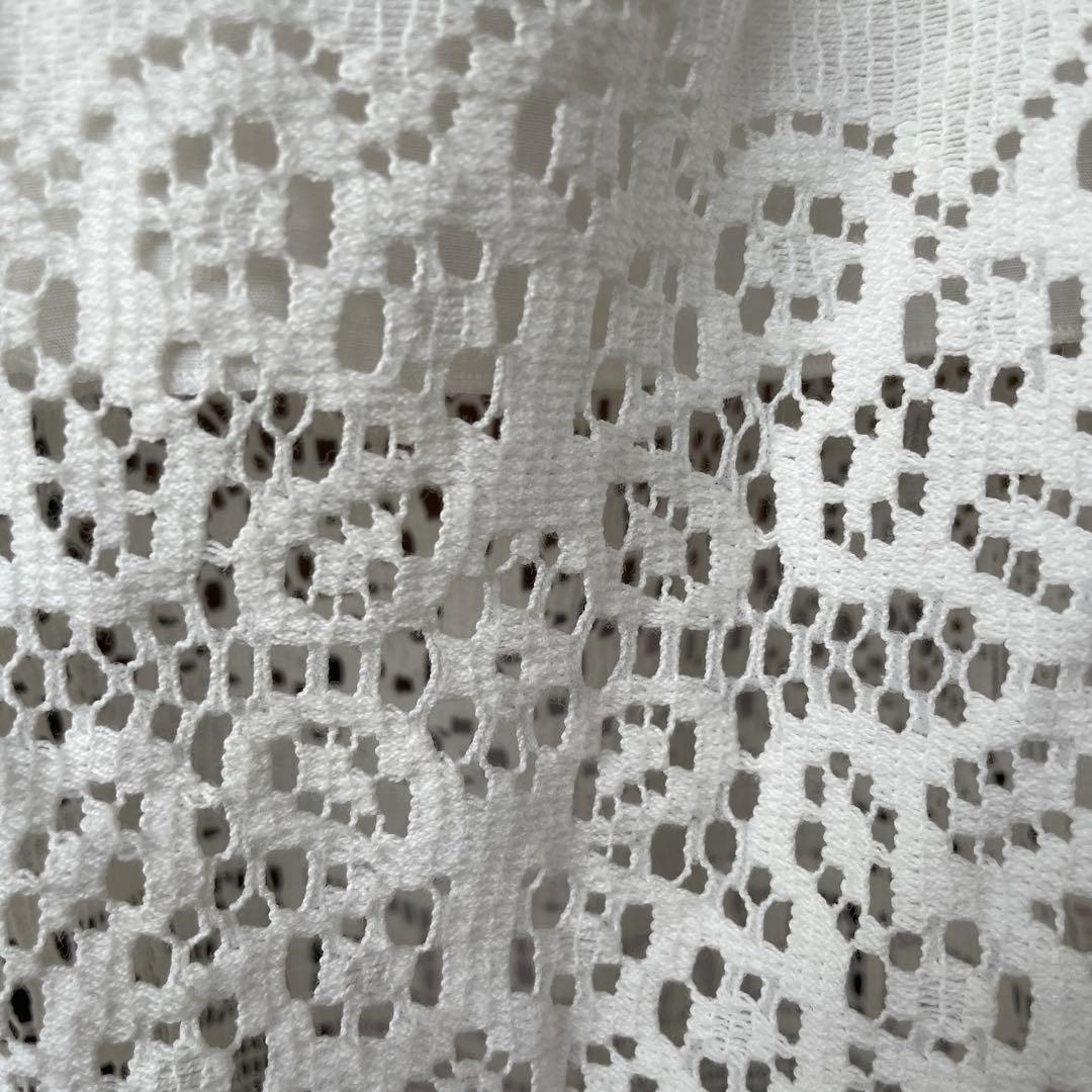 超美品Dolce&Gabbanaガウチョ　鍵編み　春夏　リゾート　旅行