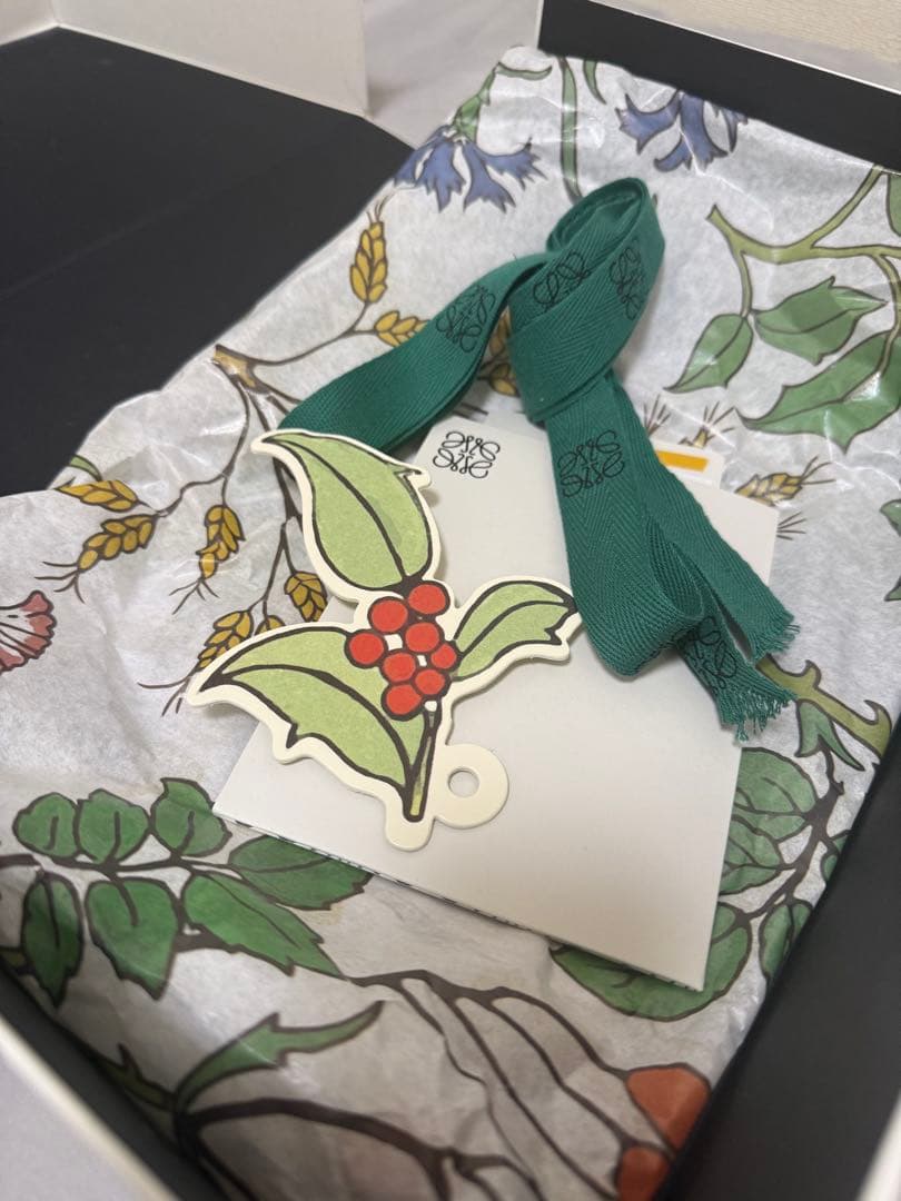 LOEWE アナグラム　カシミヤ　マフラー　ストールBOX付き