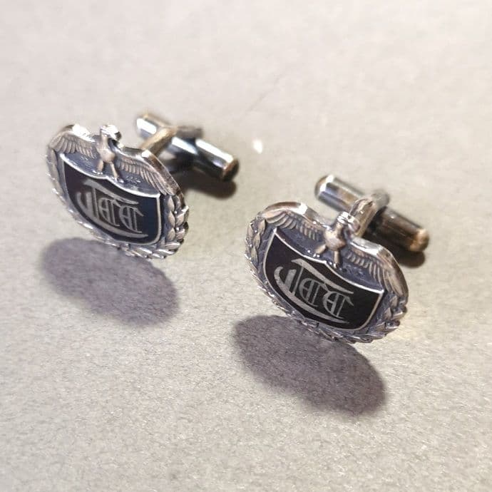 【ゴルフ　非売品　宮勝商店 】『鷹之台カンツリー倶楽部』　シルバー　カフス