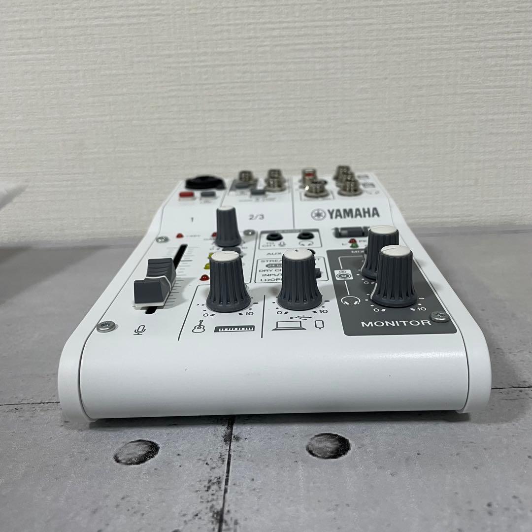 美品　YAMAHA ヤマハ　ライブストリーミングミキサー AG03MK2 白