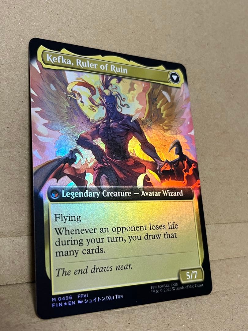 (拡張Foil)人造魔導士、ケフカ/破壊の化身、ケフカ(FIN/bundle)