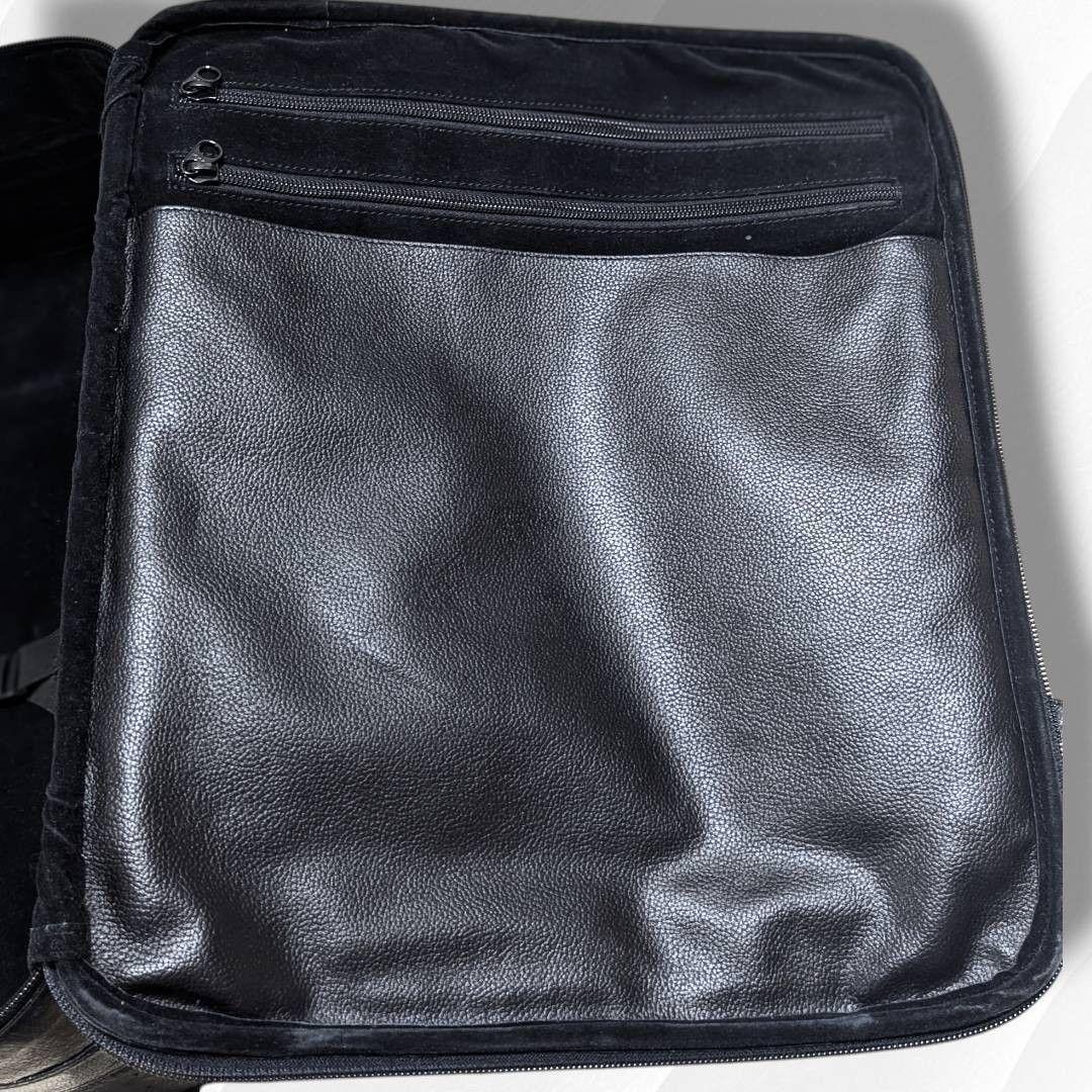 【JRA認定・希少】オーストリッチ キャリーケース 高級レザー 黒 ビジネス