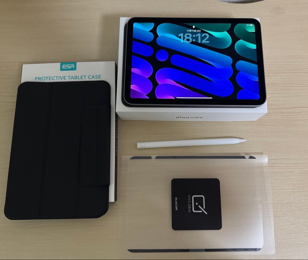 美品 Apple iPad mini 第7世代 Wi-Fiモデル スペースグレー