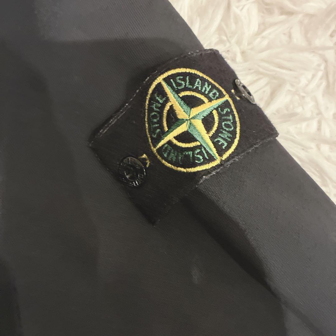 STONE  フルジップ パーカー 黒 L