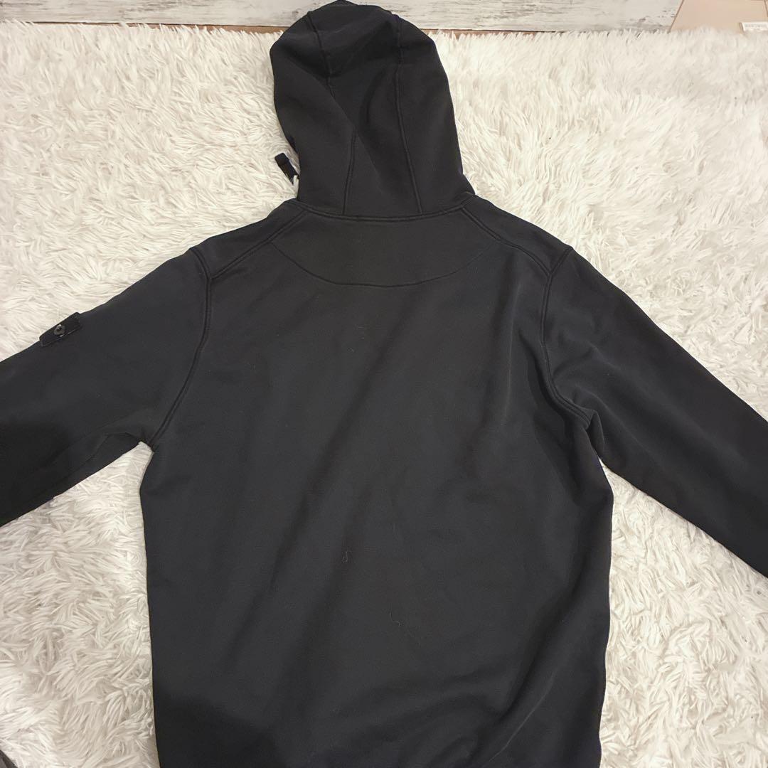 STONE  フルジップ パーカー 黒 L