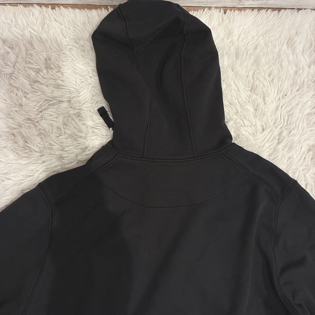 STONE  フルジップ パーカー 黒 L