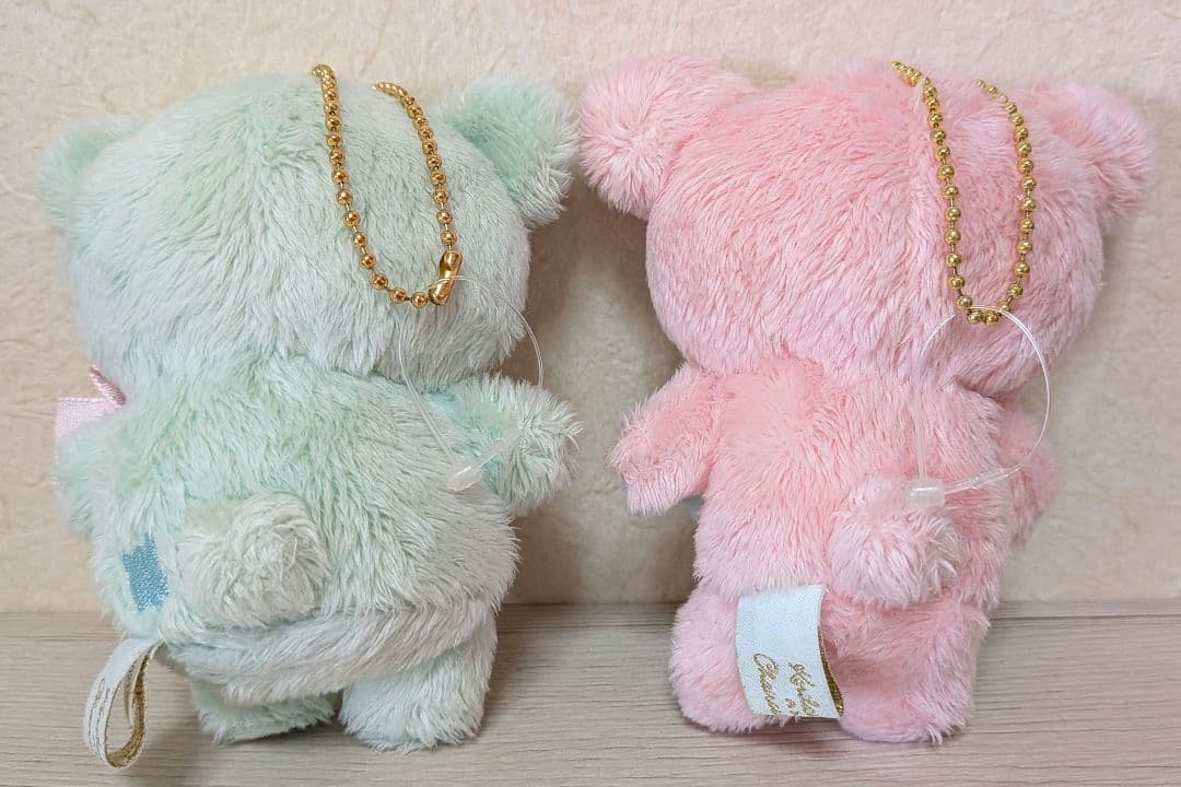 コリラックマとチャイロイコグマのハッピーアイスクリーム　ぶらさげぬいぐるみ