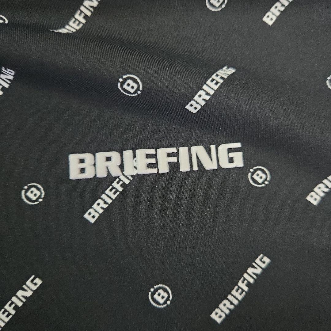 BRIEFING ブラック モノグラム　ハイネック Mサイズ