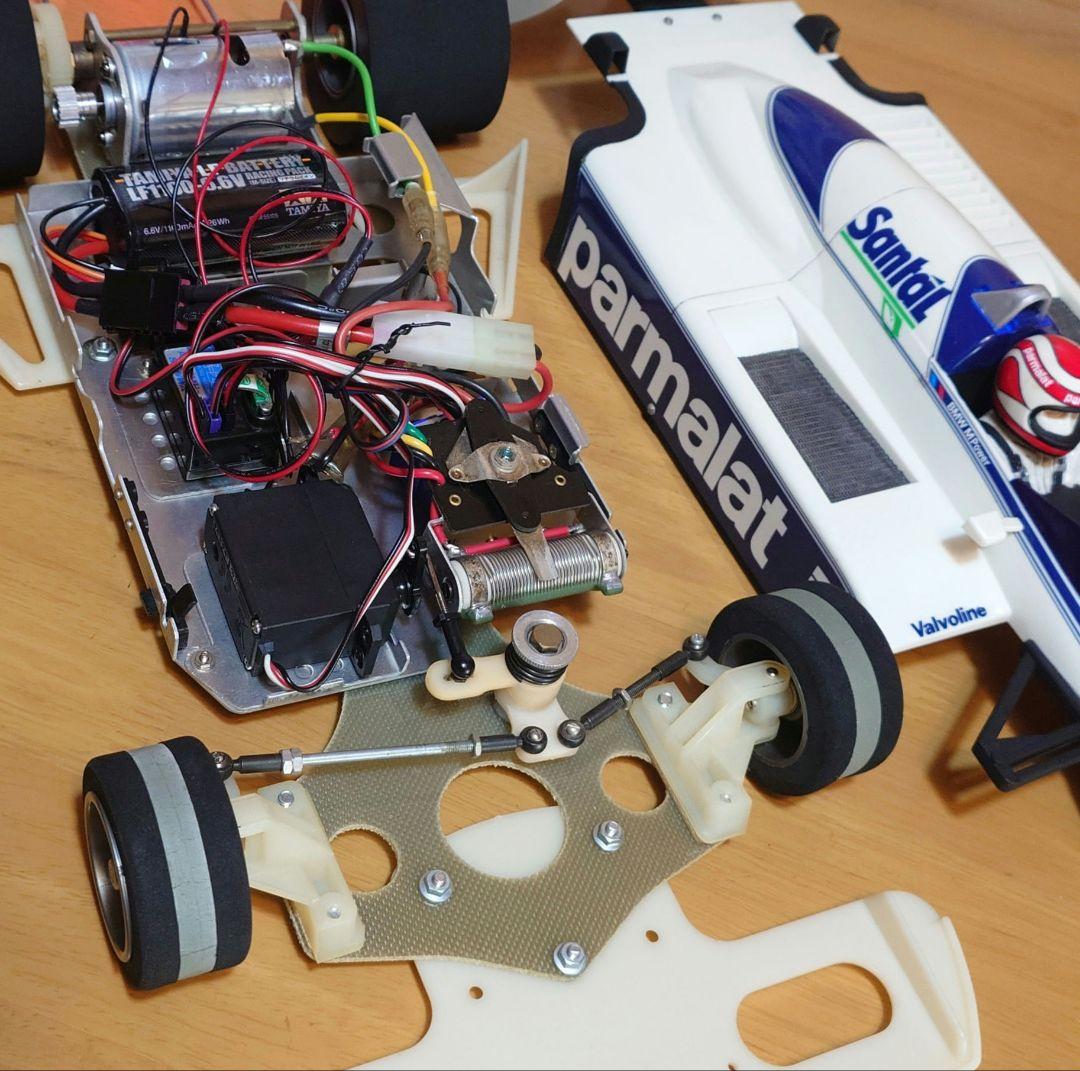 タミヤブラバムBT50競技用スペシャルLEDライト付＆プロポバッテリー…付セット