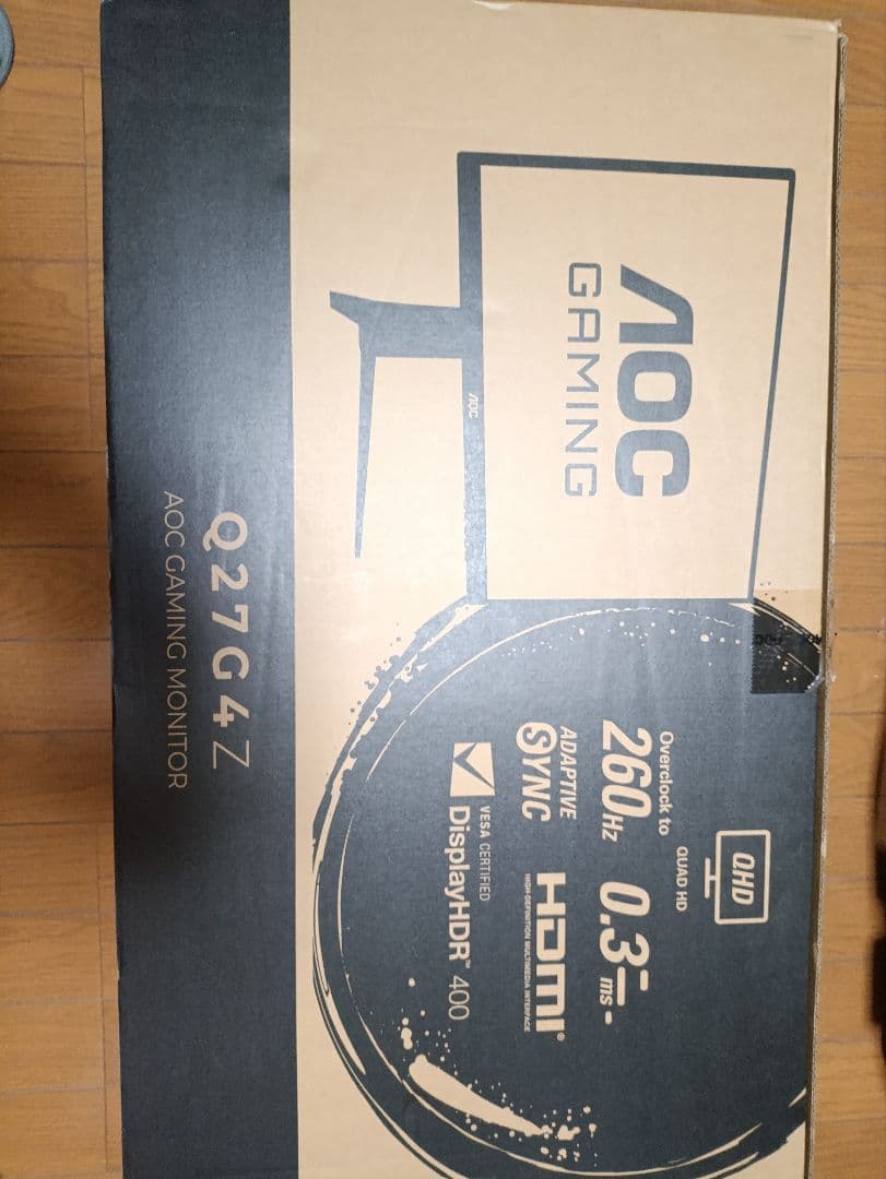 AOC Q27G4Z ゲーミングモニター 260Hz