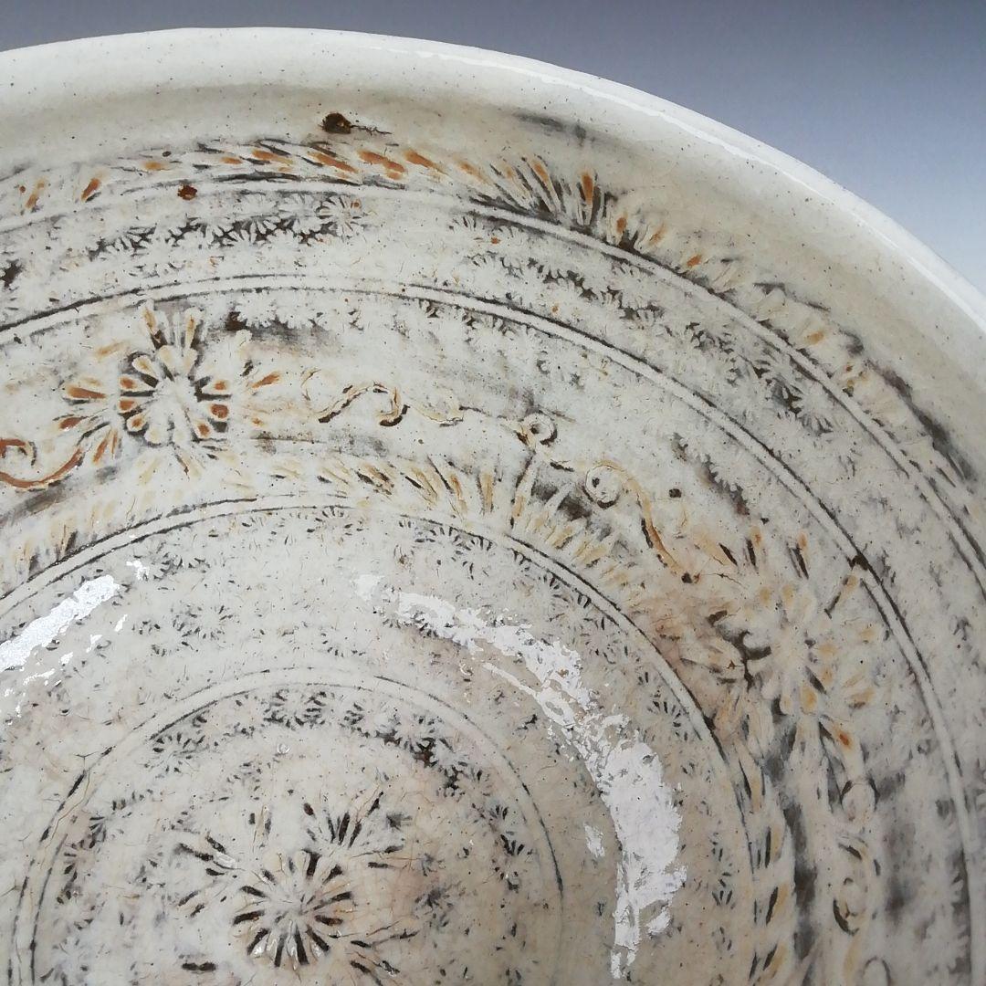 Ｔ８４９　茶碗　『三島唐津茶碗』『幸悦窯　瀧下悦弘 作』　共箱　抹茶碗　茶道具