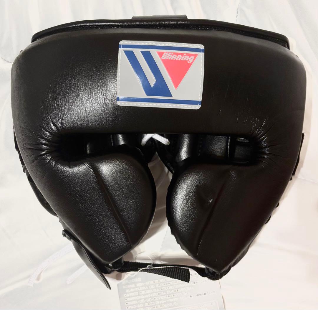【完全未使用品】Winning ボクシング ヘッドギア 黒