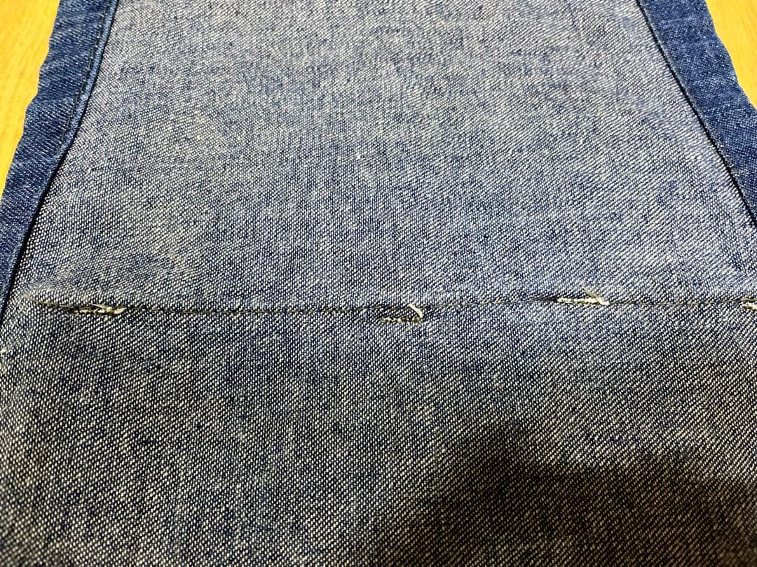 50s 60s ビンテージデニムエプロン　上下　耳付き　vintage