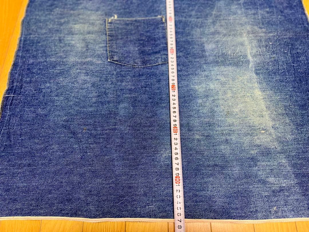 50s 60s ビンテージデニムエプロン　上下　耳付き　vintage