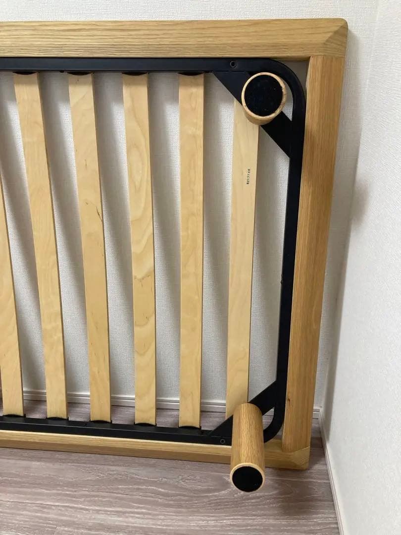 無印良品　MUJI 木製シングルベッドフレーム　オーク材　※収納も別掲載してます