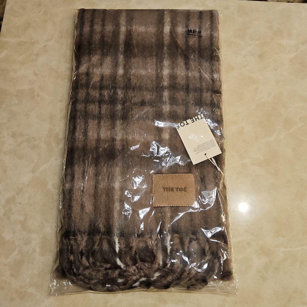 thetoe チェック柄 マフラー