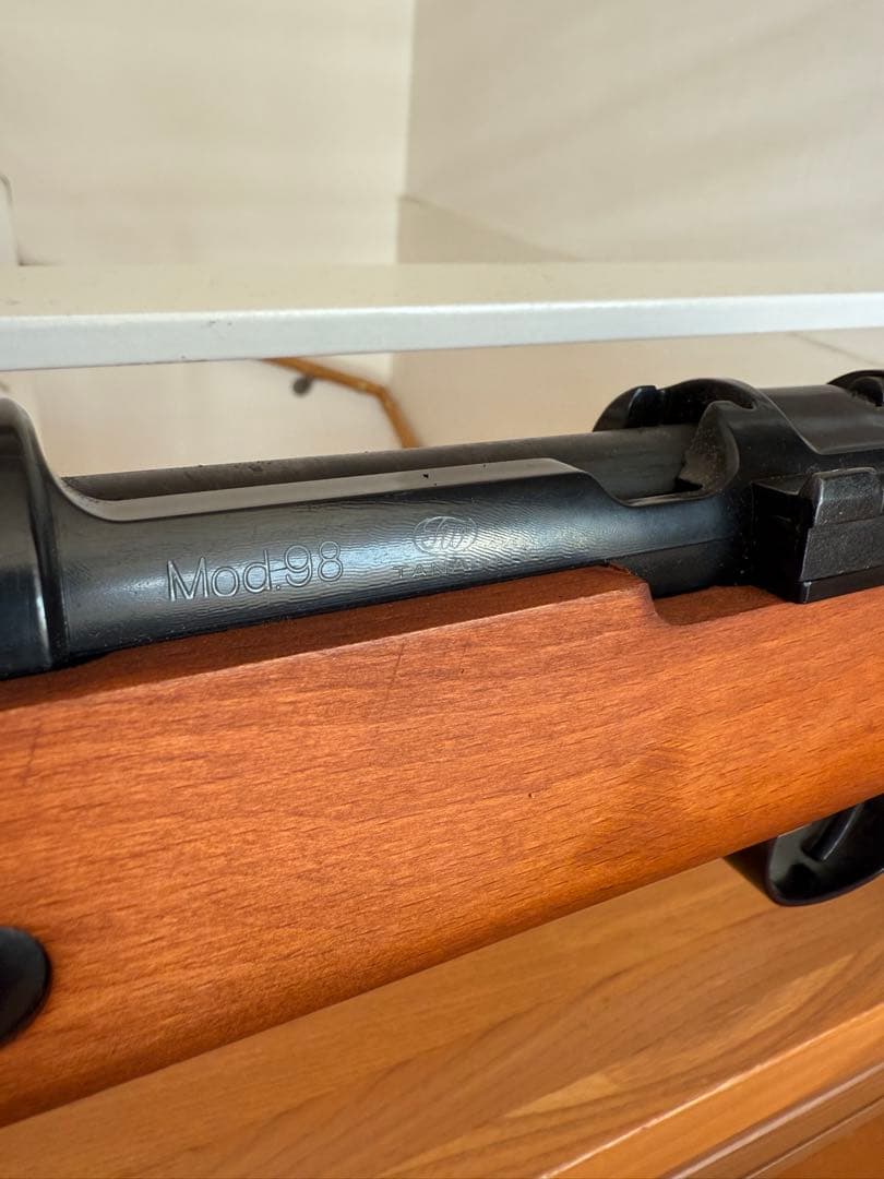 タナカ kar98k mod.98 リアルウッド 革製スリング付き エアガン
