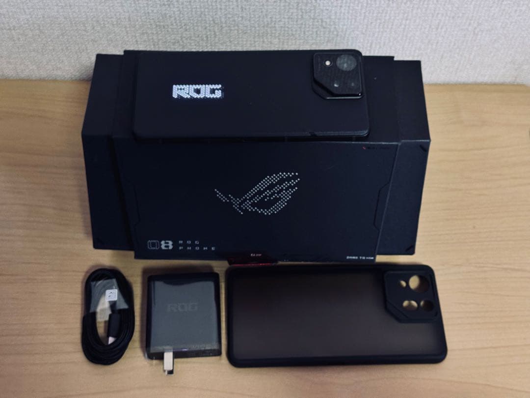 実品ROG Phone 8pro 16GB 512GB ブラック