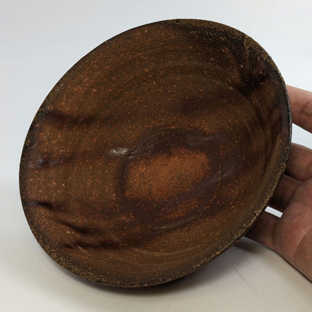 備前市指定無形文化財 小西陶蔵 備前焼 緋襷茶盌 合箱・栞 抹茶碗 抹茶茶碗