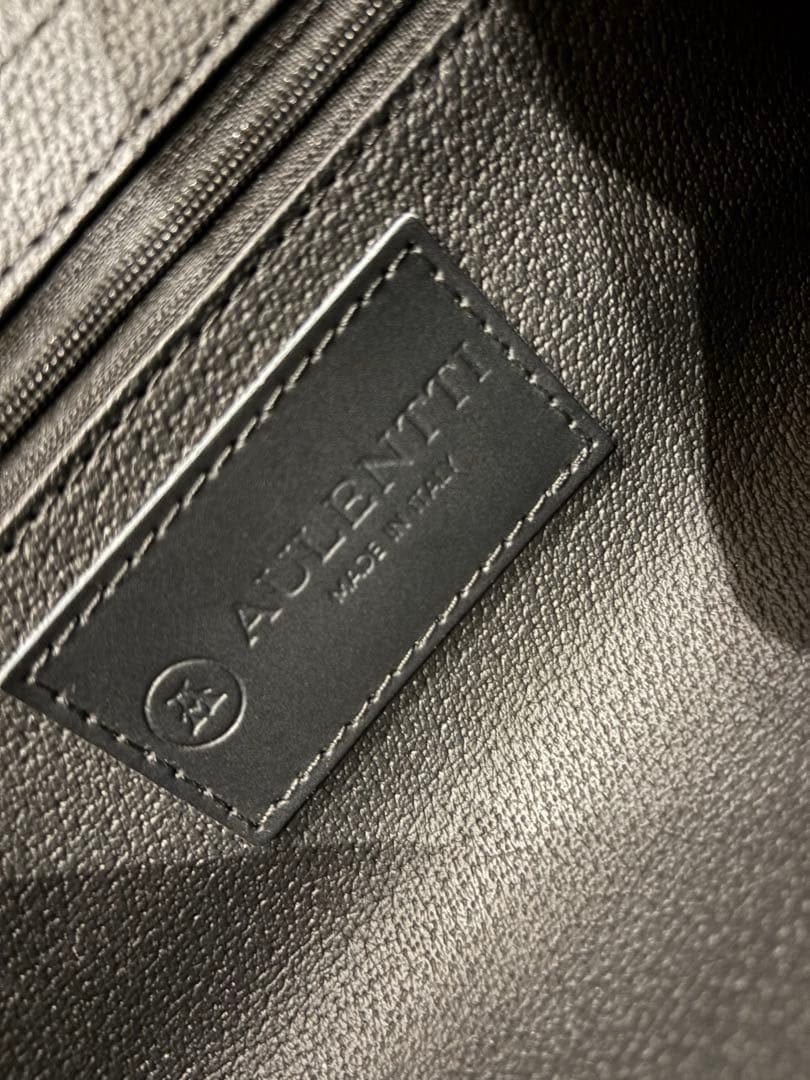 希少　AULENTTI オウレンティ バンブーハンドル レザー 2way 黒