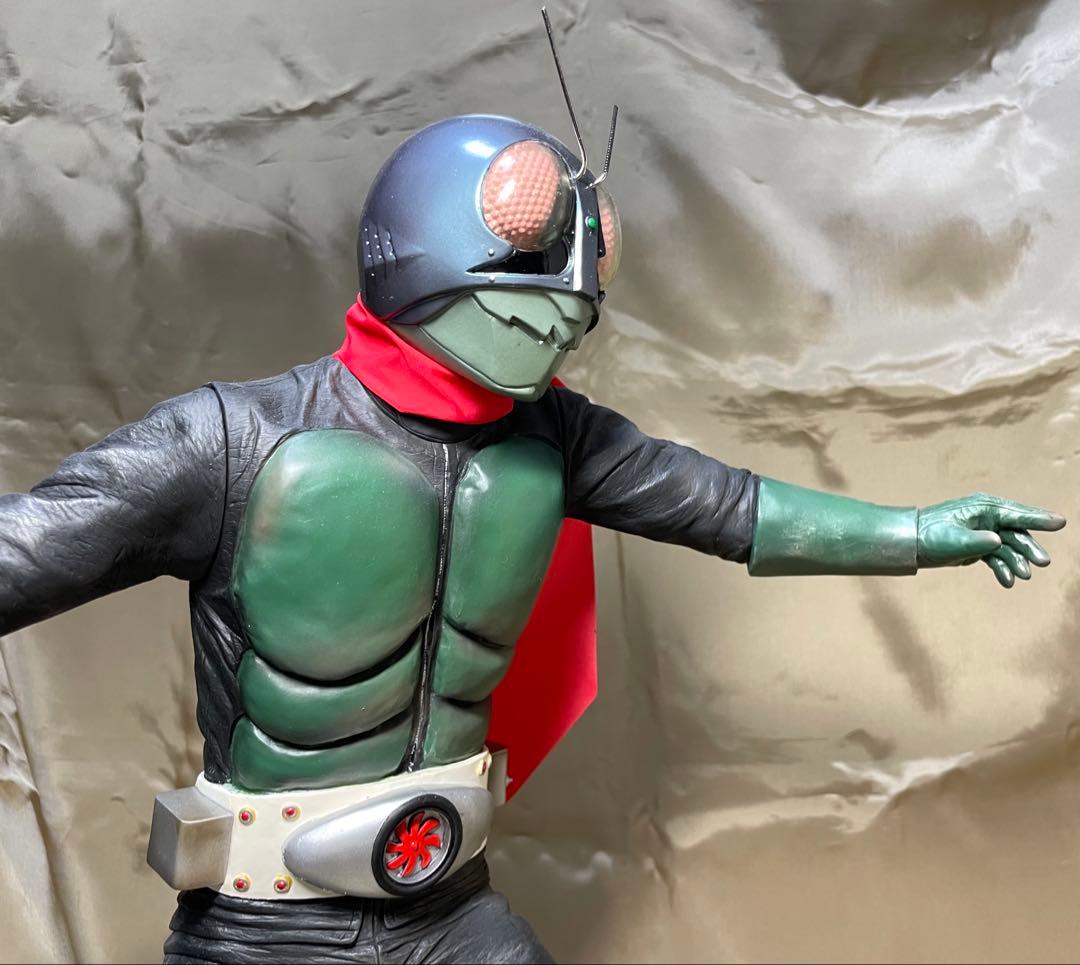 仮面ライダー旧1号リペイント完成品(検索 ビリケン メディコム 1/1マスク)