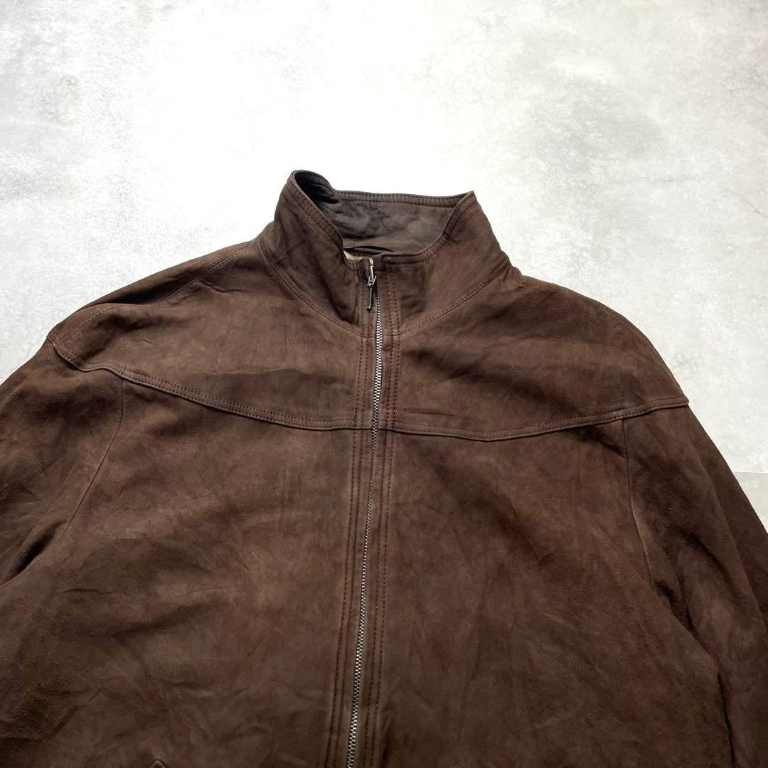 希少XL✨ポールスミス 羊革ラムスキン スウェードレザー シングルライダース