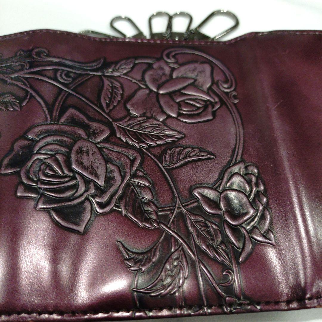 ジャンポールゴルチェJeanPaulGAULTIER　ニューローズ柄キーケース