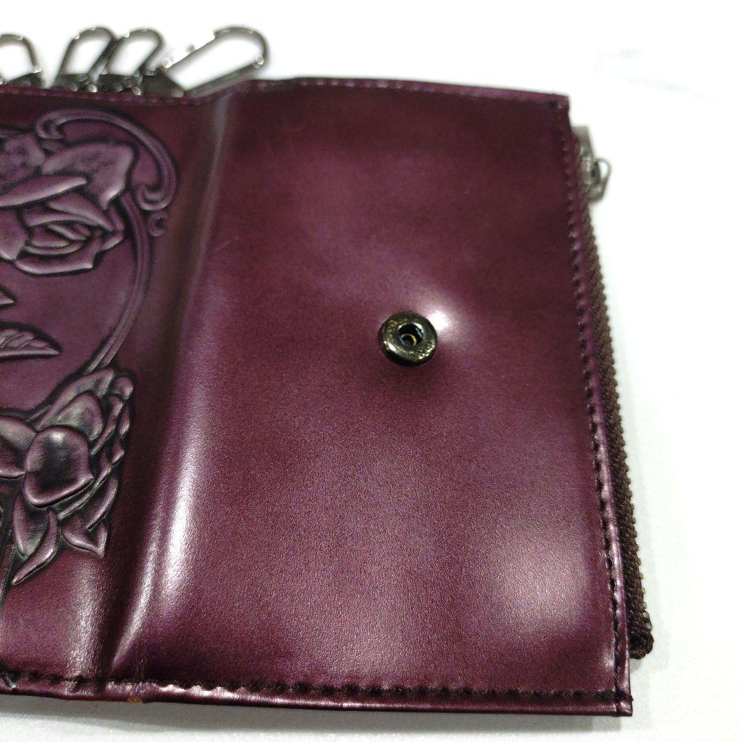 ジャンポールゴルチェJeanPaulGAULTIER　ニューローズ柄キーケース