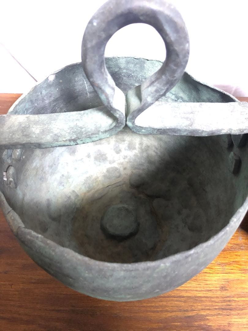 釣瓶/2個セット/アンティーク　緑錆