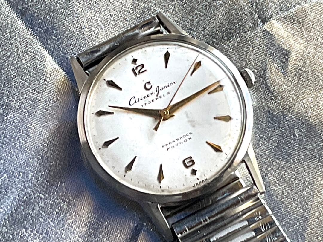 ★国産ヴィンテージ★稀少Cマーク付❣️Citizen Junier★最終型★稼働❣️