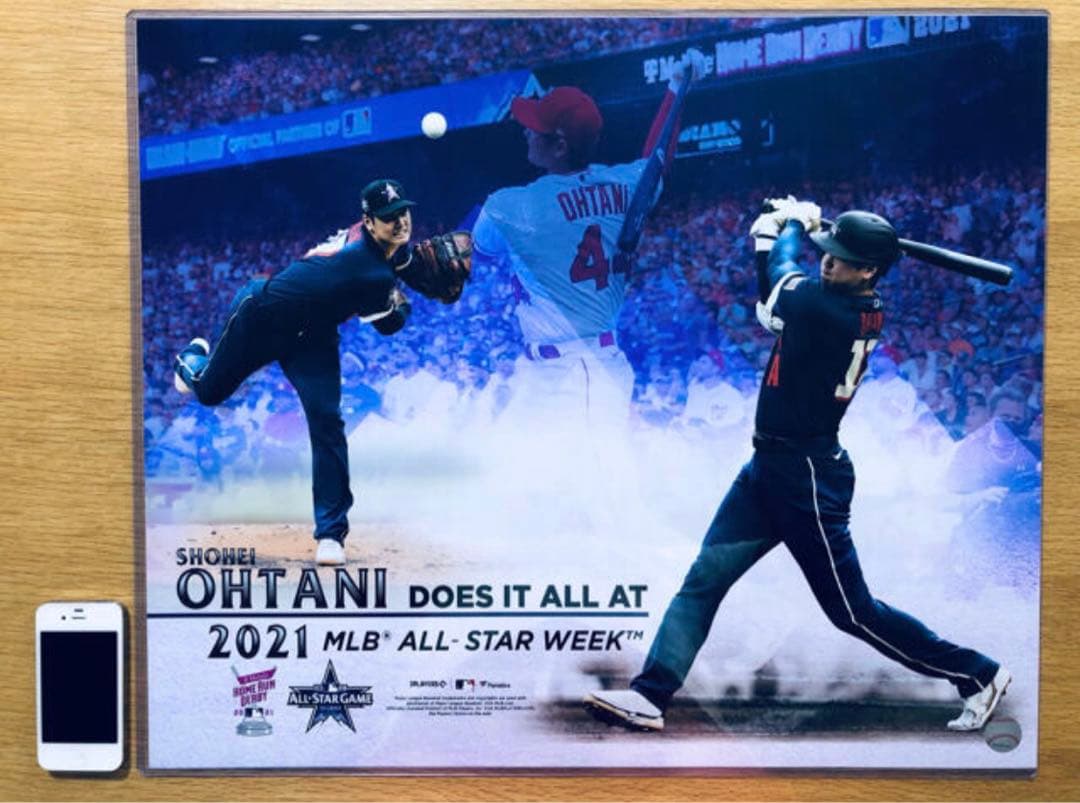 【正規品】 2021 MLBオールスター 選出記念フォト 大谷翔平 エンゼルス