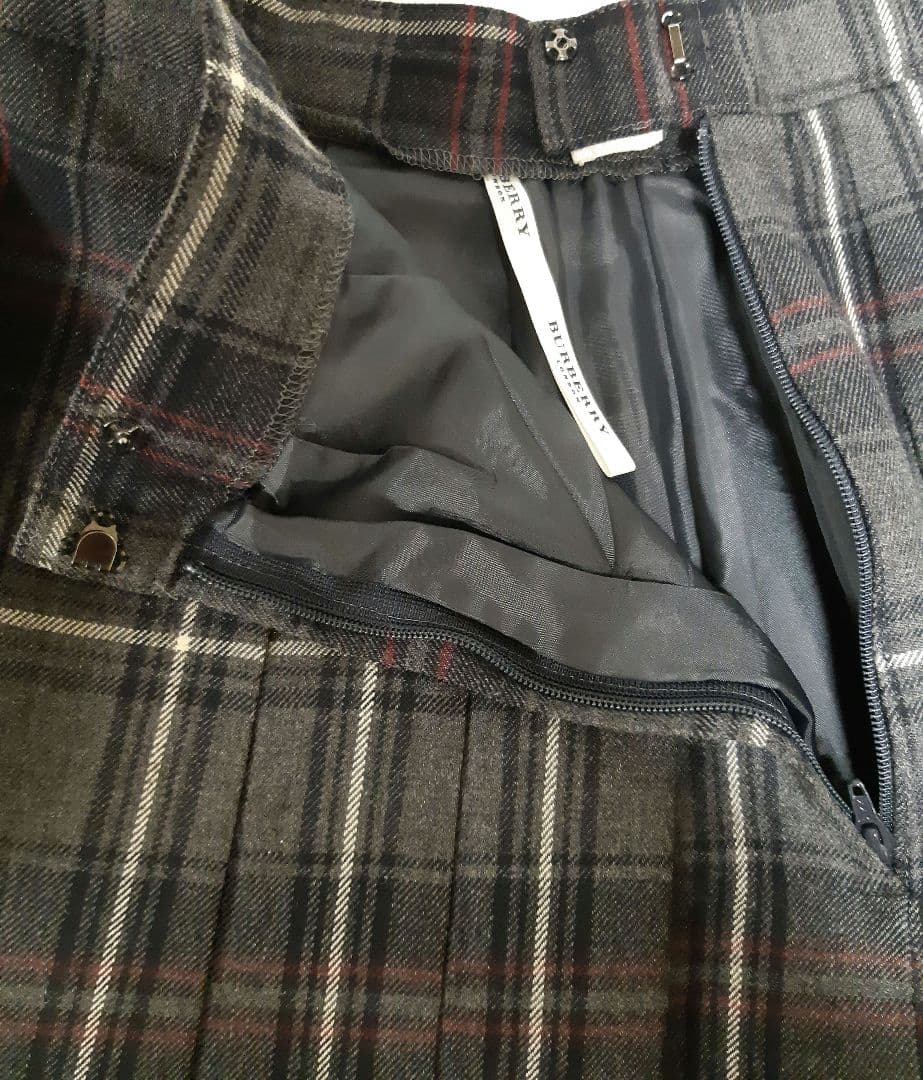 BURBERRY バーバリー スカート プリーツスカート 150㎝　グレー