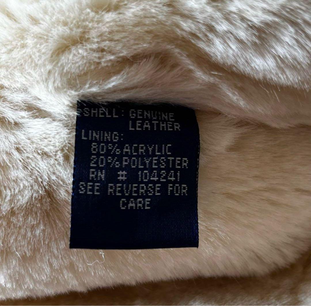 phat farm ファットファーム　ムートンジャケット　b-3 レザー　レア