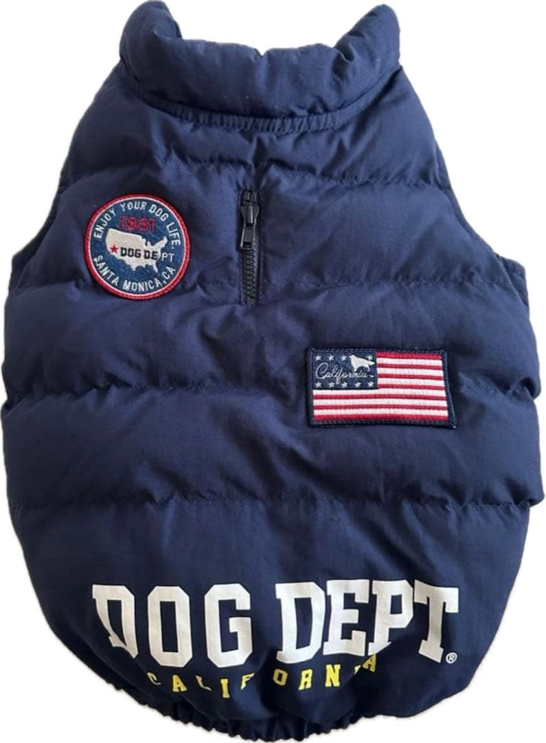 ☆DOG DEPT クラシックロゴ エアーダウン☆S