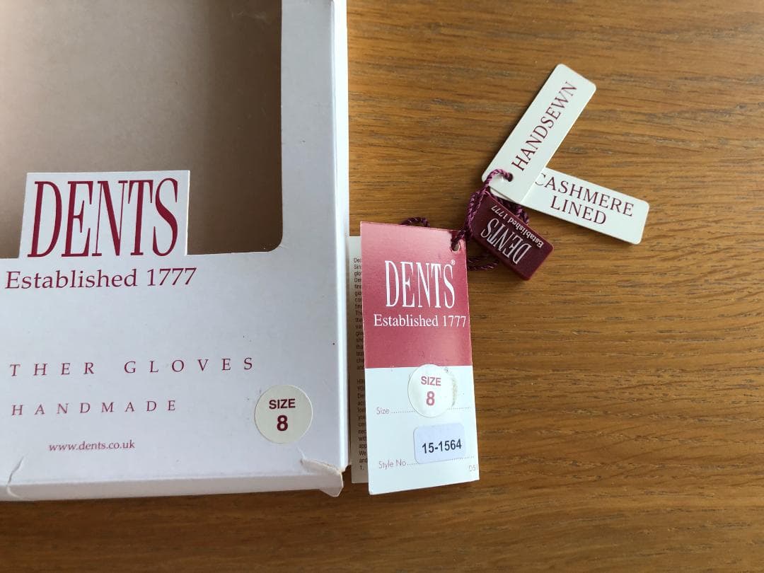 DENTS 15-1564 ペッカリー ブラック サイズ8