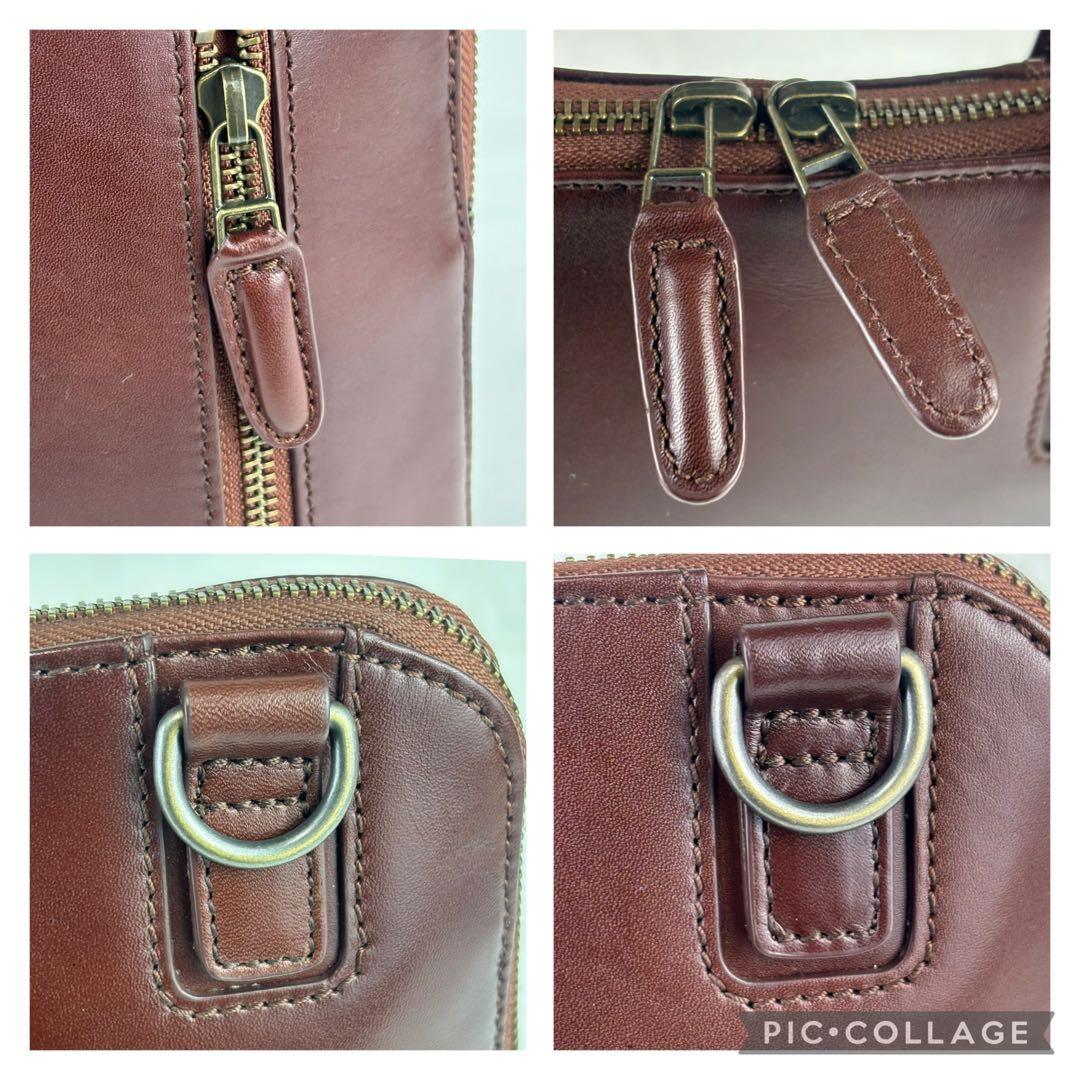 ✨極美品✨ マザーハウス アンティークスリムビジネスバッグ