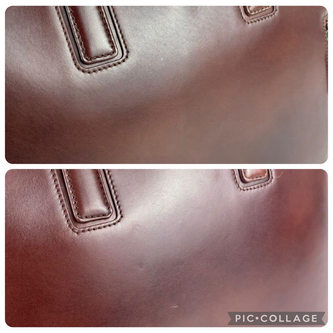 ✨極美品✨ マザーハウス アンティークスリムビジネスバッグ