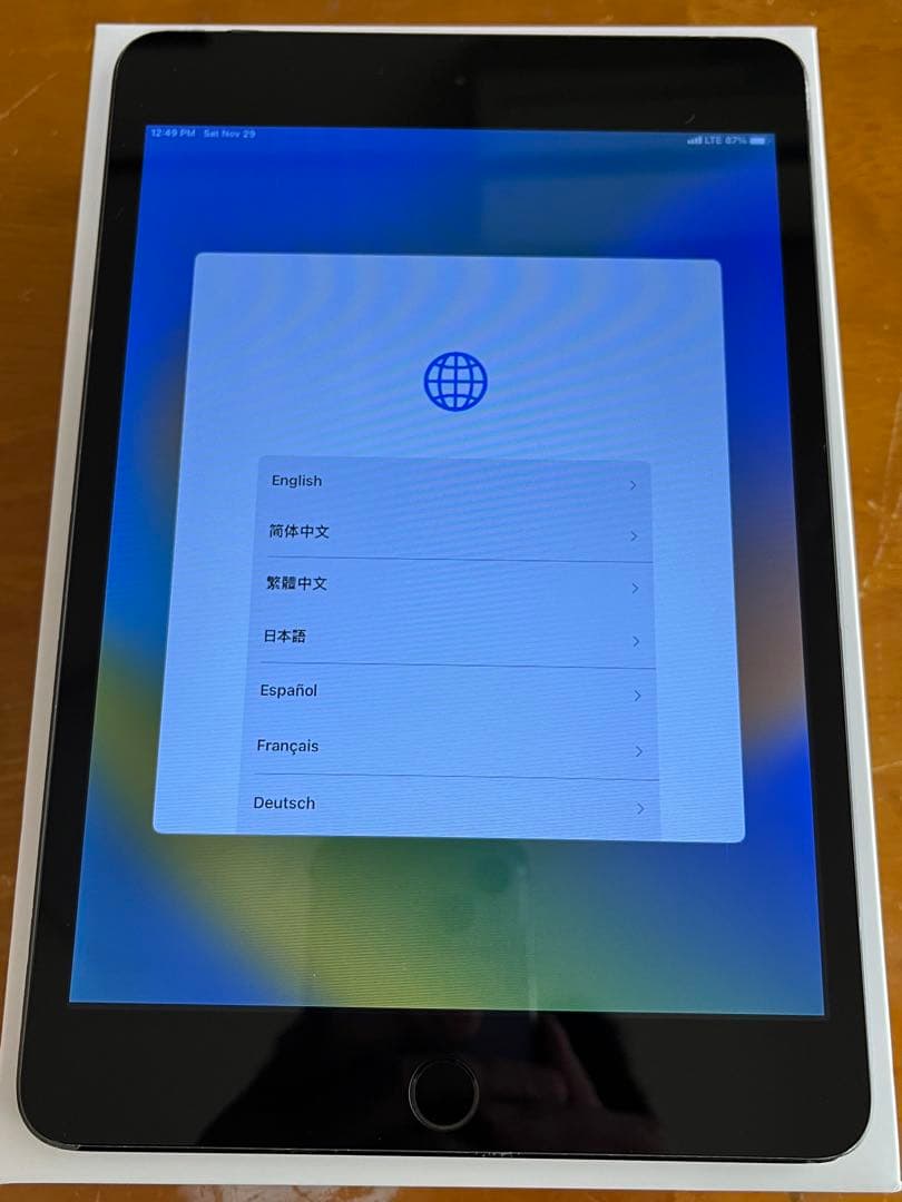 【tom ジャンク】iPad mini 5 Wi-Fi+cellular