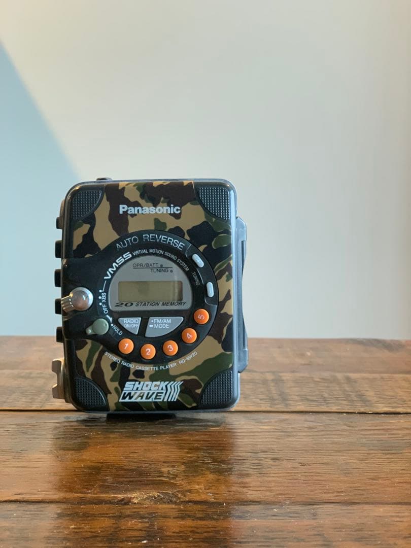 Panasonic SHOCK WAVE カセットプレーヤー　RQ-SW20