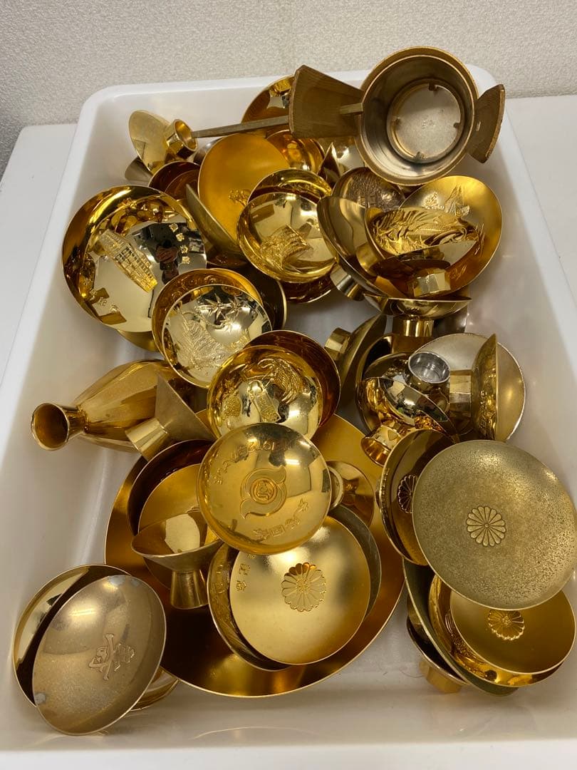 3-3182 K24GP他・金盃等まとめ　約7.5kg