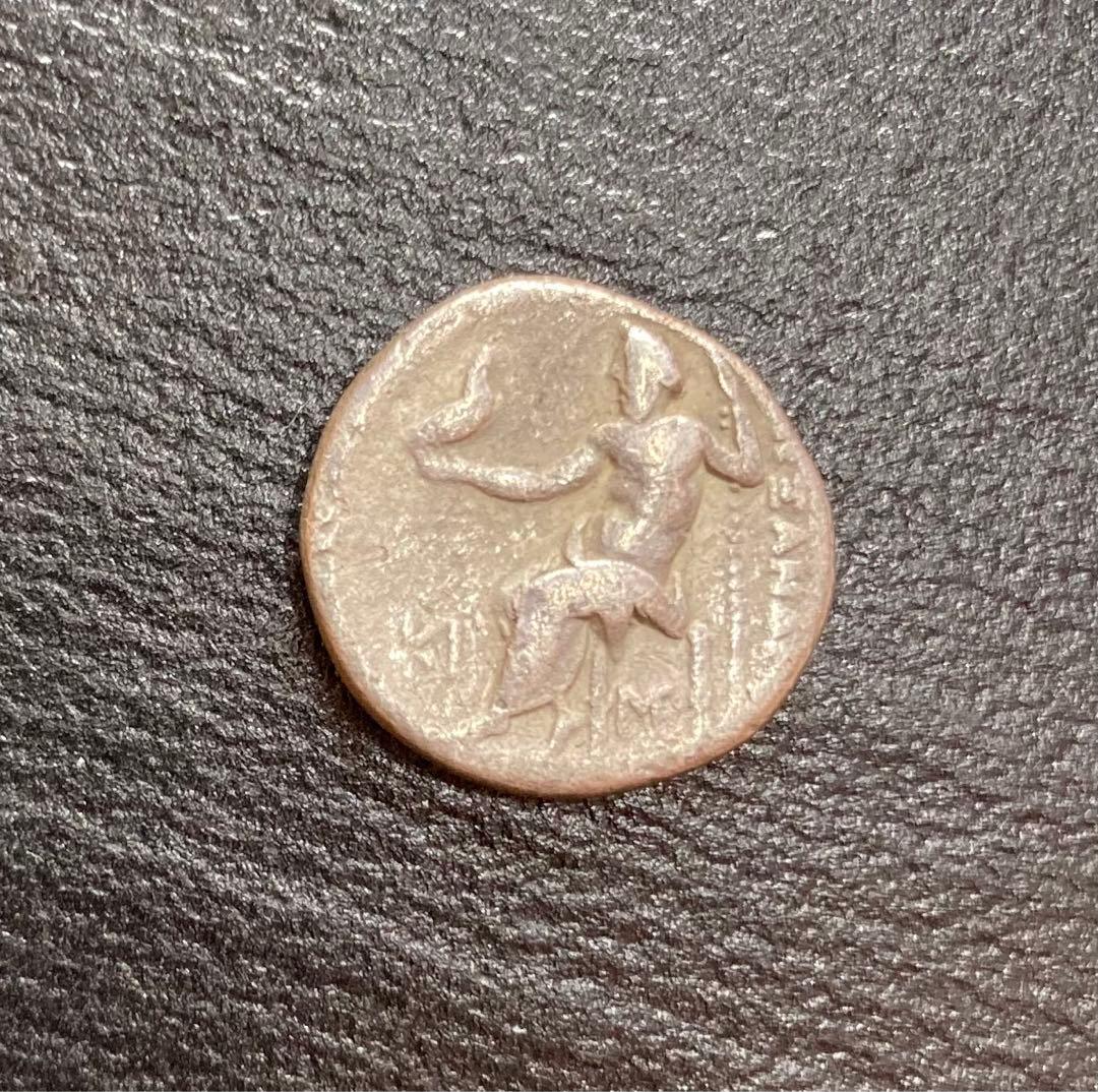 【新春価格】古代ギリシャ　アレクサンダー大王　ドラクマ銀貨/ローマ　デナリウス